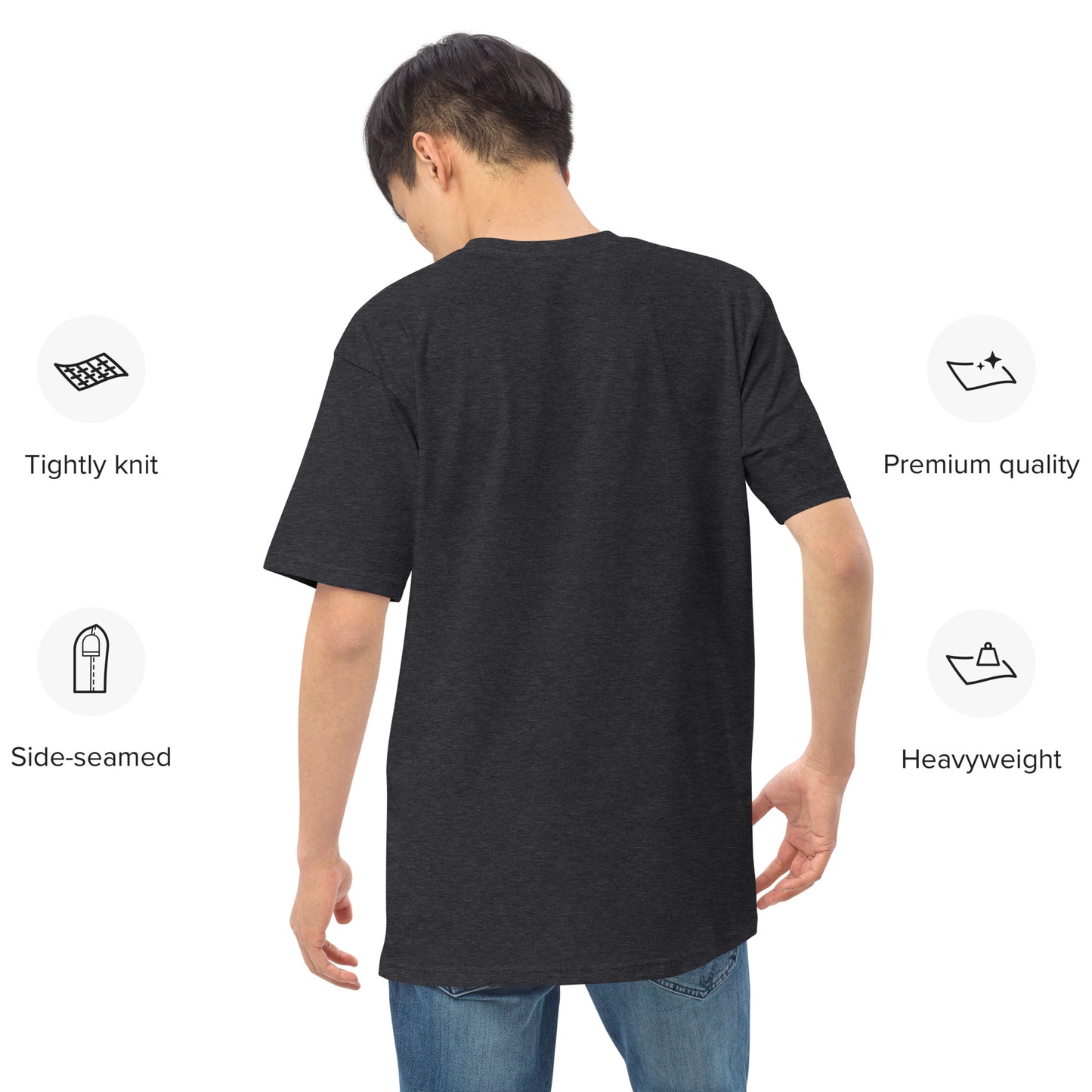 Custom Nine3Nine Men’s premium heavyweight tee - Available in 7 colors and 7 sizes