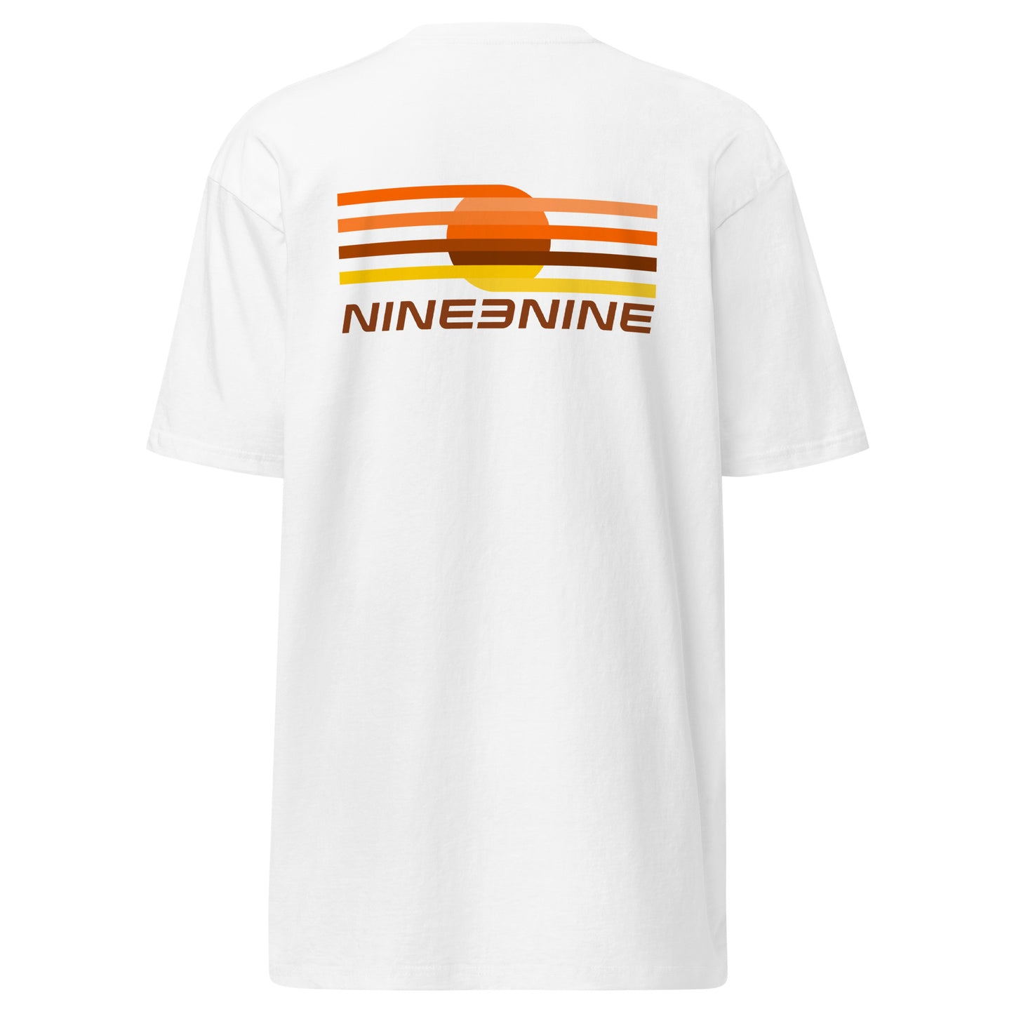 Custom Nine3Nine Men’s premium heavyweight tee - Available in 7 sizes - White