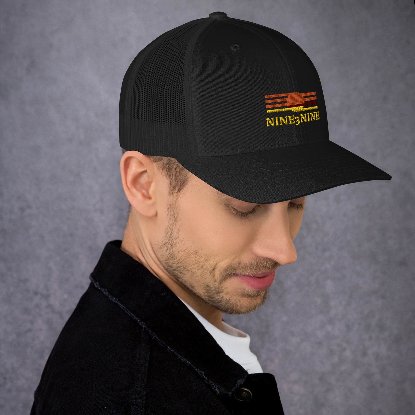 Custom Nine3Nine Trucker Cap - Available in 12 colors - One size fits all