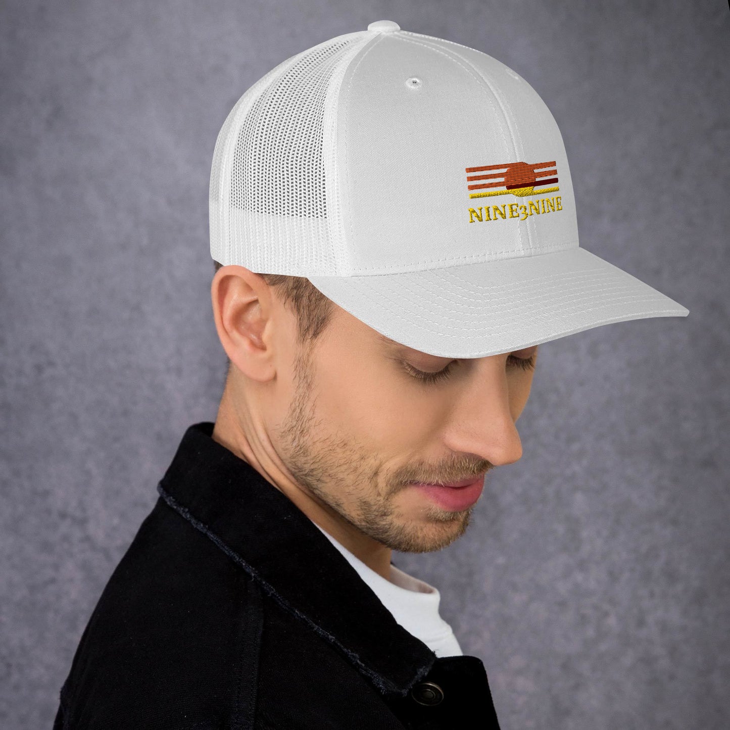 Custom Nine3Nine Trucker Cap - Available in 12 colors - One size fits all