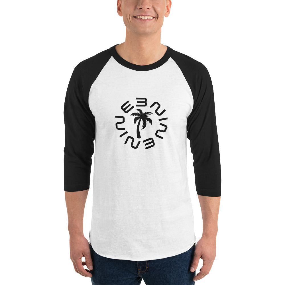 Custom Nine3Nine 3/4 sleeve raglan shirt - Available in 10 colors and 6 sizes